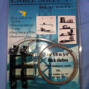 Cable shelf brackets